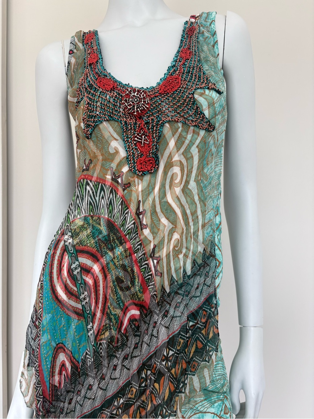 Save The Queen Printed Midi Dress